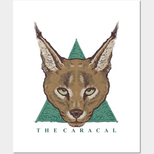 The Caracal Head Posters and Art